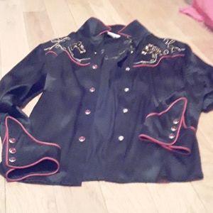 100 silk shirt with so many pretty features. 1oak